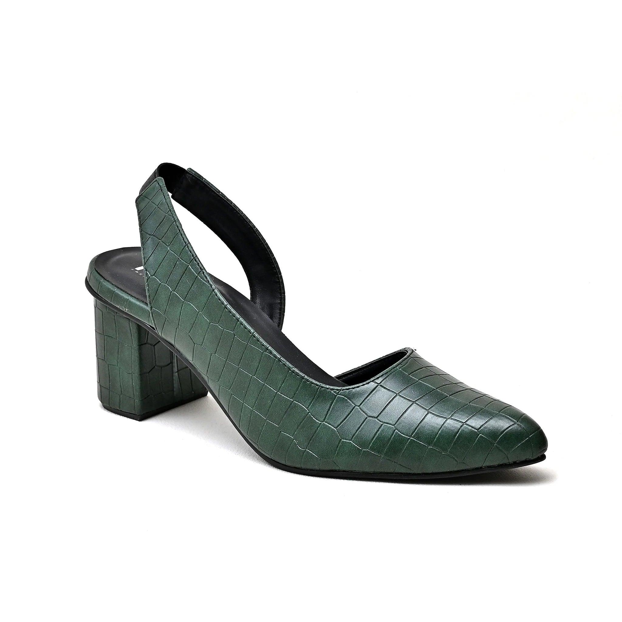 Croc-Textured Sling - Image 9