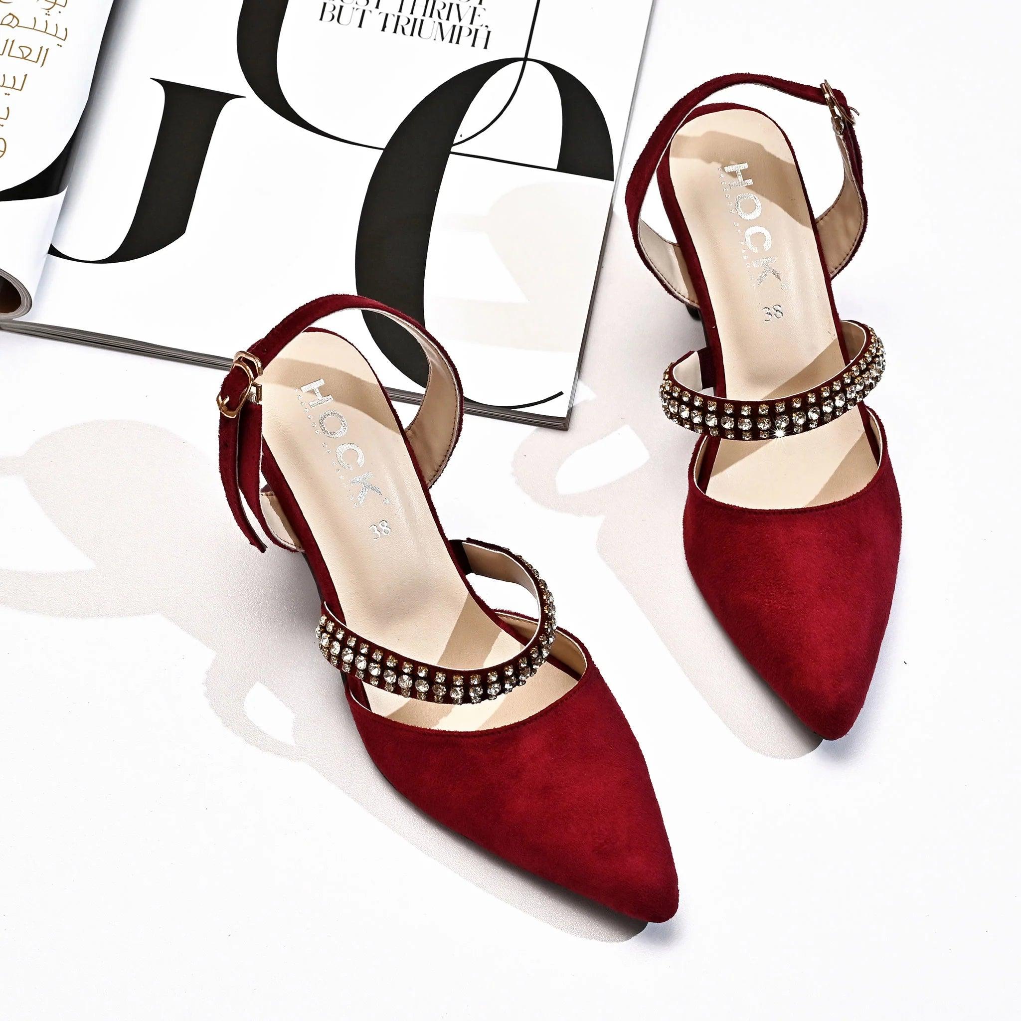 Crystal Strap Ankle Mules - Image 5