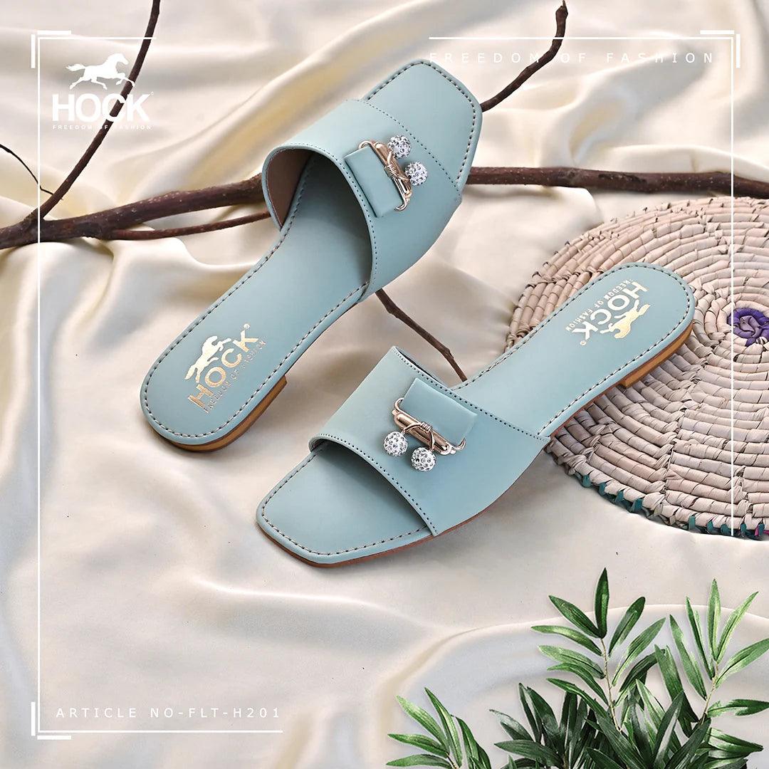 Embellished Strap Flats - Image 9