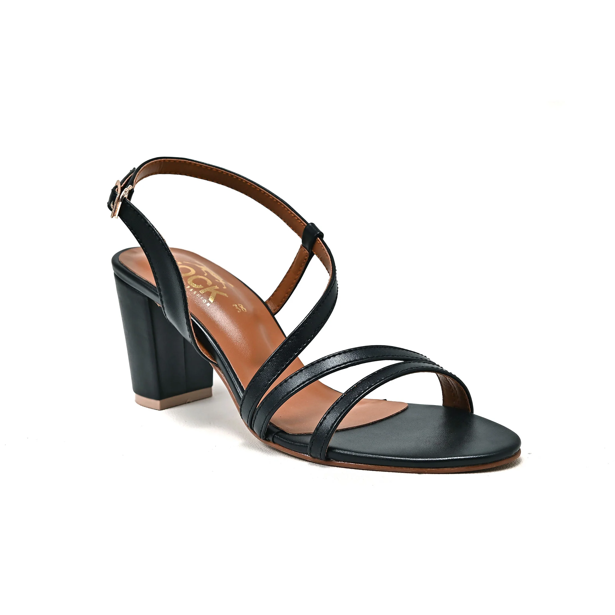 Trapeze Strap Block Heels - Image 3